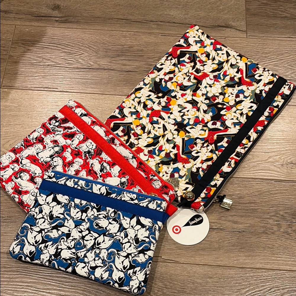 Neiman Marcus x Target Cartoon Print Pouches